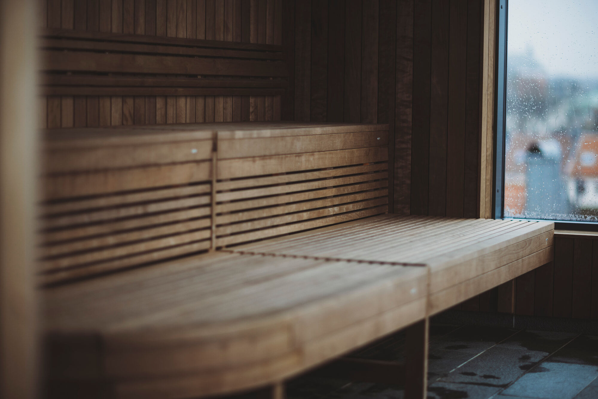 Sauna bench